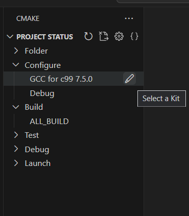 Selected kit in Sidebar